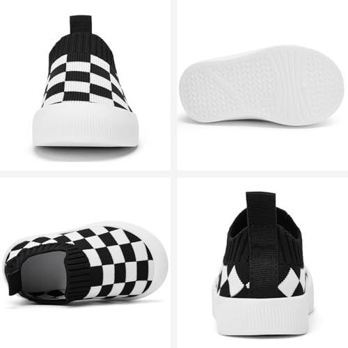 BACSAC Baby Shoes Toddler Shoes Boys Girls Infant Sock Shoes Lightweight Breathable Walking Baby Shoes 6-36 Months