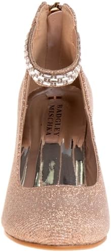 Badgley Mischka Girl's Ankle Strap Dress Pumps (Big Kid)