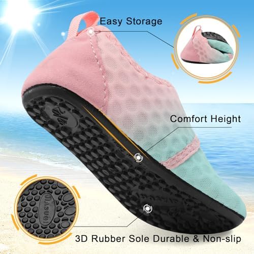 BARERUN Baby Girls Boys Water Shoes Swim Barefoot Water Sport Aqua Socks For Beach Pool Swim Sand