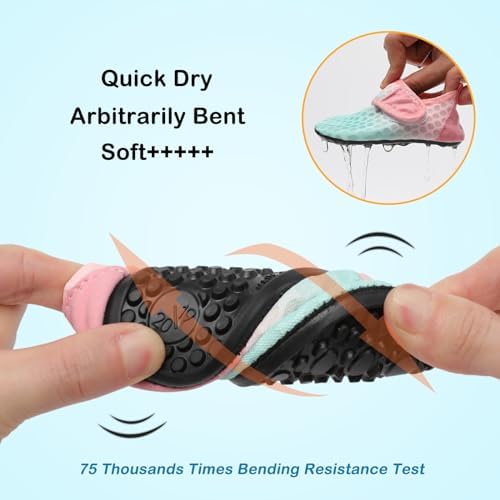 BARERUN Baby Girls Boys Water Shoes Swim Barefoot Water Sport Aqua Socks For Beach Pool Swim Sand