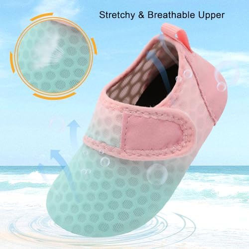 BARERUN Baby Girls Boys Water Shoes Swim Barefoot Water Sport Aqua Socks For Beach Pool Swim Sand