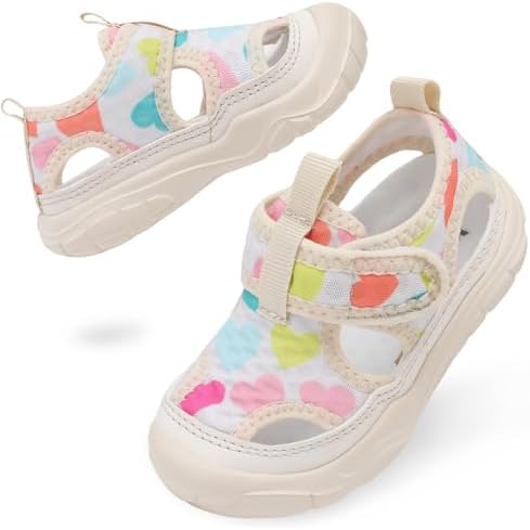 BARERUN Kids Water Shoes Boys Girls Barefoot Aqua Socks for Swim Surf Pool Beach Sport Lightweight Breathable Sandal Athletic Slip-On Sneaker for Toddler Outdoor Indoor