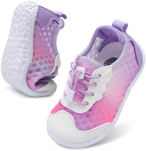 BARERUN Toddler Water Shoes Barefoot Kids Water Shoes Boys Girls Aqua Socks Quick-Dry Breathable Toddler Sandals Slip on Indoor Outdoor Walking Shoes for Beach Swim Pool