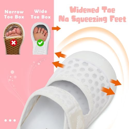 BARERUN Toddler Water Shoes Barefoot Water Shoes For Kids Baby Wide Aqua Socks With Arch Support Quick-Dry Breathable Boys Girls Sandals Walking Shoes For Beach Swim Pool Shoes