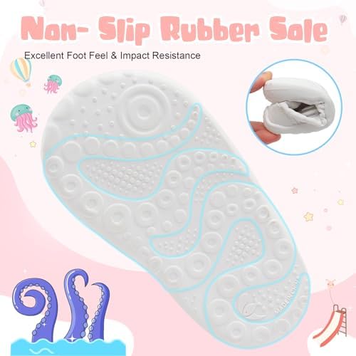 BARERUN Toddler Water Shoes Barefoot Water Shoes For Kids Baby Wide Aqua Socks With Arch Support Quick-Dry Breathable Boys Girls Sandals Walking Shoes For Beach Swim Pool Shoes