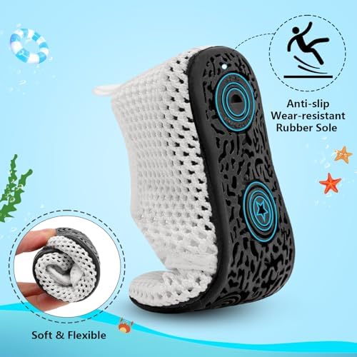 BARERUN Toddler Water Shoes Boys Girls Quick Dry Barefoot Aqua Shoes For Swim Pool Beach Non Slip Breathable Sandals Lightweight Summer House Slippers