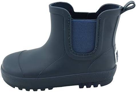 BEARPAW Toddler Rain Boots Waterproof Rubber Kids Rainboot Girls/Boys Light Water Shoes For Muddy Park/Hiking