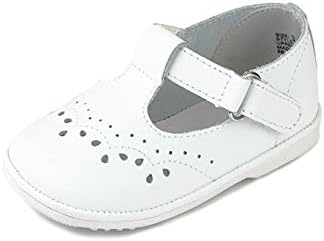 Birdie Leather T-Strap Stitched Mary Jane Baby Shoes