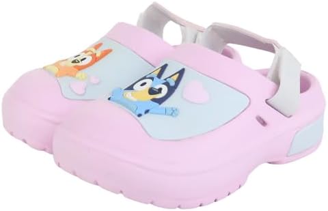 Bluey Boys & Girls Clogs Kids Slip On Beach Water Shoes With Adjustable Strap