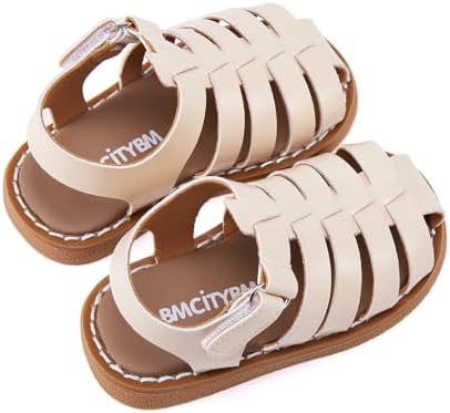 BMCiTYBM Baby Boy Girl Closed Toe Sandals Infant Summer First Walking Shoes Non-Slip Fisherman Sandals 6 9 12 18 24 Months