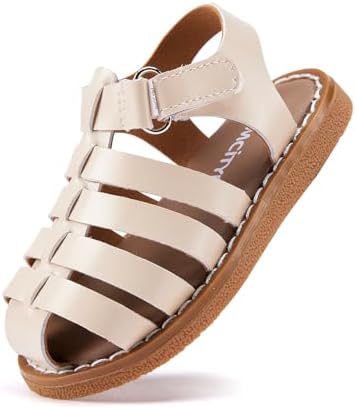 BMCiTYBM Baby Boy Girl Closed Toe Sandals Infant Summer First Walking Shoes Non-Slip Fisherman Sandals 6 9 12 18 24 Months