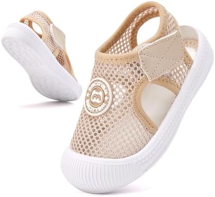 BMCiTYBM Baby Boy Girl Closed Toe Summer Sandals Lightweight Shoes Infant Non-Slip First Walking Sneakers 6 9 12 18 24 Months