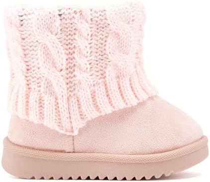 BMCiTYBM Baby Snow Boots Infant Boy Girl Winter Boots Nonslip Lightweight Outdoor Warm Shoes For Cold Weather 6 9 12 18 24 Months(Infant/Toddler)