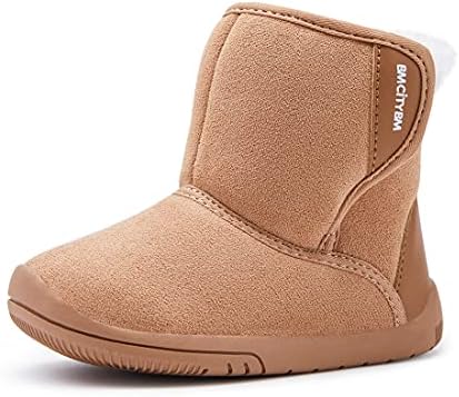 BMCiTYBM Girls Boys Snow Boots Warm Winter Fur Lined Baby Shoes (Infant/Toddler/Little Kid)