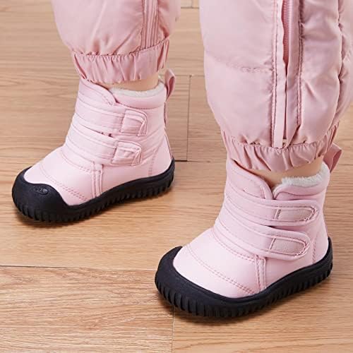 BMCiTYBM Toddler Baby Snow Boots Winter Shoes Boys Girls Cold Weather Baby Faux Fur Shoes