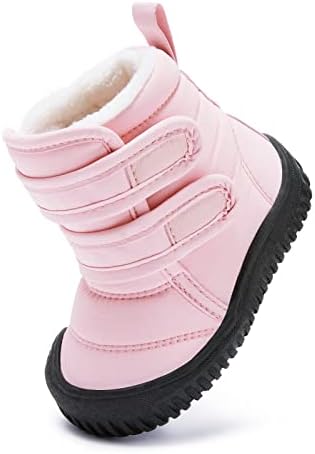 BMCiTYBM Toddler Baby Snow Boots Winter Shoes Boys Girls Cold Weather Baby Faux Fur Shoes