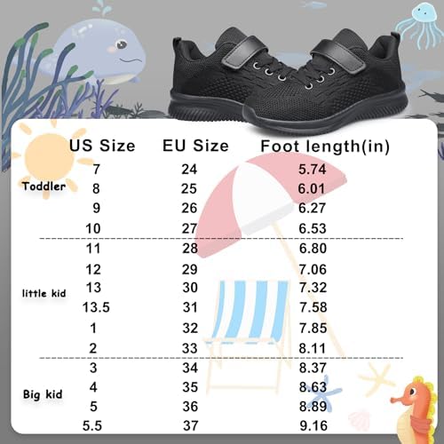 BNV Boys Girls Sneakers Kids Shoes Unisex Lightweight Breathable Athletic Running Tennis Fitness Shoes For Toddler/Little Kid/Big Kid