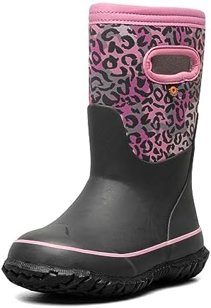 BOGS Grasp Kids Waterproof Insulated All Weather Rain Boots Mud Boots I For Snow Rain Winter Mud and Cold Weather for Toddlers Girls Boys Unisex