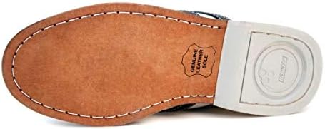 Bowlio Torino Unisex Leather Bowling Shoes - Black/White