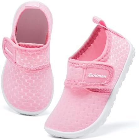 Boy Girl Baby Water Shoes Breathable Lightweight Non-Slip Infant Water Shoes Garden Beach Pool Aqua Shoes(0-24month)