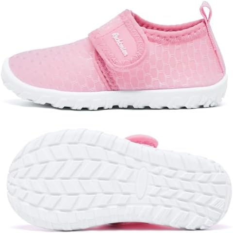 Boy Girl Baby Water Shoes Breathable Lightweight Non-Slip Infant Water Shoes Garden Beach Pool Aqua Shoes(0-24month)