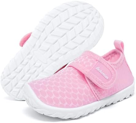 Boy Girl Baby Water Shoes Breathable Lightweight Non-Slip Infant Water Shoes Garden Beach Pool Aqua Shoes(0-24month)