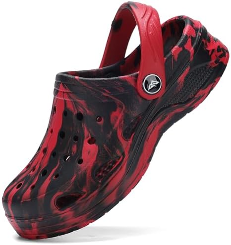 Boy Girls Comfortable Garden Clogs Slip-On Mules Slides Sandals Beach Slipper for Little/Big Kid