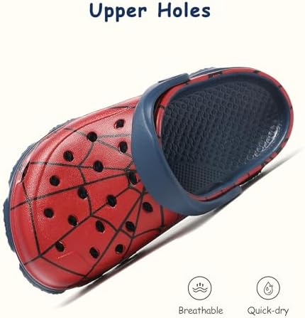 Boys And Girls Graphic Clogs For Kids Unisex Eva Mules For Big Kid Little Kid Boy And Girl Closed Toe Slide Sandals