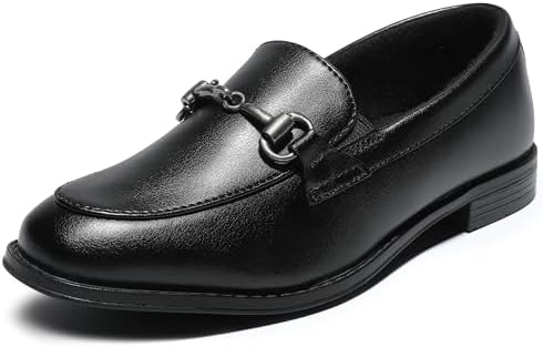Boys Dress Shoes Oxford Loafers for Kids Slip On Penny Loafer(Little Kid/Big Kid)