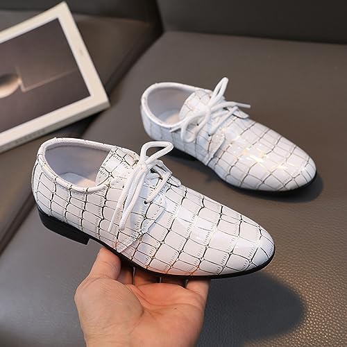 Boys Girls Classic Wingtip Oxford Dress Shoes Wedding Church School Uniform Loafer Flats For Toddlers Little Kids Big Kids