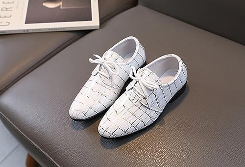 Boys Girls Classic Wingtip Oxford Dress Shoes Wedding Church School Uniform Loafer Flats For Toddlers Little Kids Big Kids