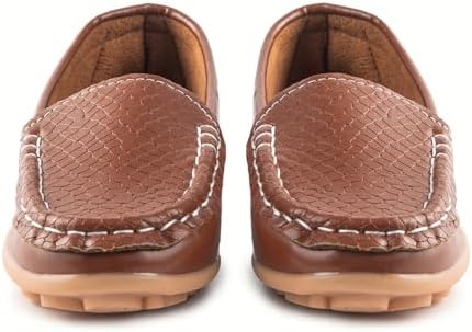 Boys Girls Loafers Dress Flats Slip-On Oxford Casual Moccasins School Walking Boat Shoes(Toddler/Little Kid/Big Kid)