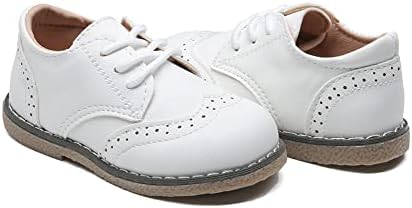 Boys School Uniform Dress Shoes Casual Oxford Flats Toddler Girl Dress Shoes