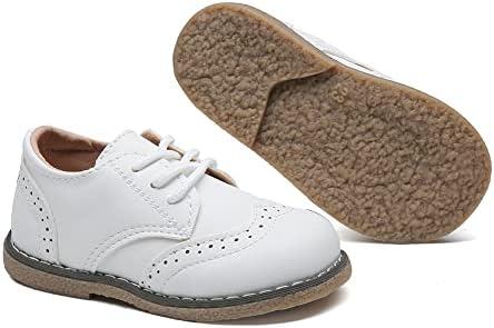 Boys School Uniform Dress Shoes Casual Oxford Flats Toddler Girl Dress Shoes