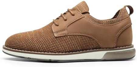 Bruno Marc Boy's Mesh Casual Dress Oxford Breathable Uniform Shoes