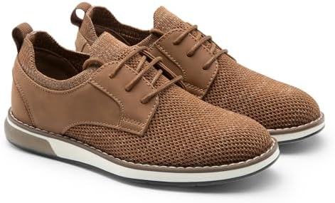 Bruno Marc Boy's Mesh Casual Dress Oxford Breathable Uniform Shoes