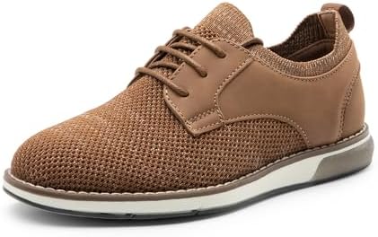 Bruno Marc Boy's Mesh Casual Dress Oxford Breathable Uniform Shoes