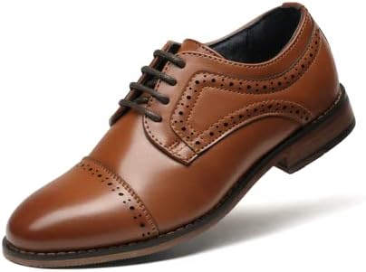 Bruno Marc Boy's Prince-K1 Classic Oxfords Dress Shoes