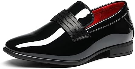Bruno Marc Boys Dress Shoes Slip-on Loafers Formal Tuxedo Shoes