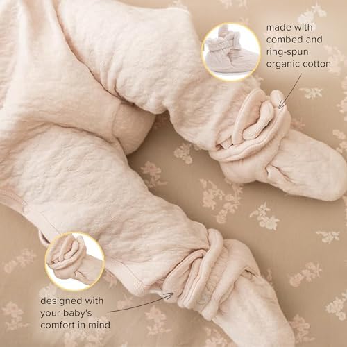 Burt's Bees Baby Newborn Essentials Unisex Organic Cotton Booties