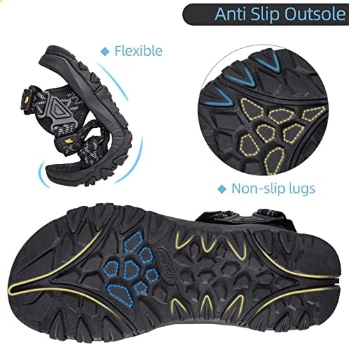 CAMELSPORTS Men’s Sandals Hiking Athletic Sandals Non-slip Water Sandals Comfortable Sport Sandals Open Toe Casual Beach Sandals