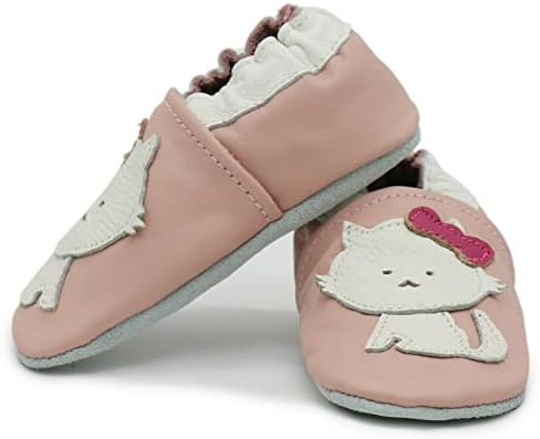 Carozoo Toddler Kids Unisex Slipper Animal Flower Soft Sole Leather Baby Shoes