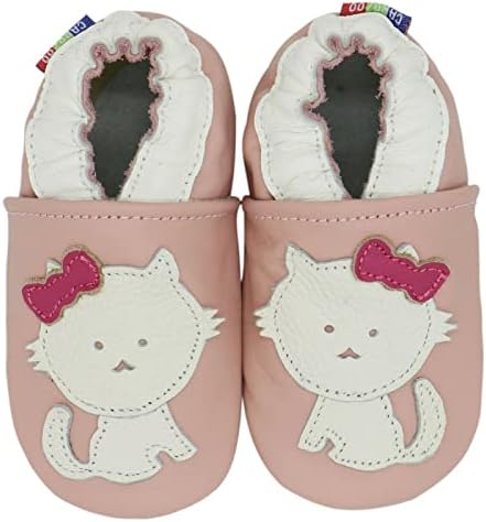 Carozoo Toddler Kids Unisex Slipper Animal Flower Soft Sole Leather Baby Shoes