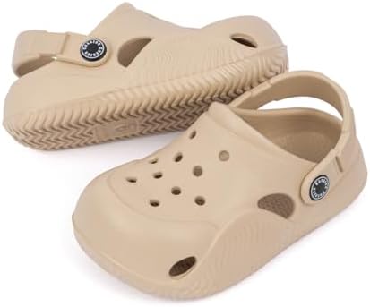 Casazoe Toddler Girls Boys Cute Garden Clogs Kids Water Sandals Slip On Shoes EVA Lightweight Outdoor Summer Slipper Slides Baby Comfort Shoes Children Indoor Shower Beach Pool Play Shoes