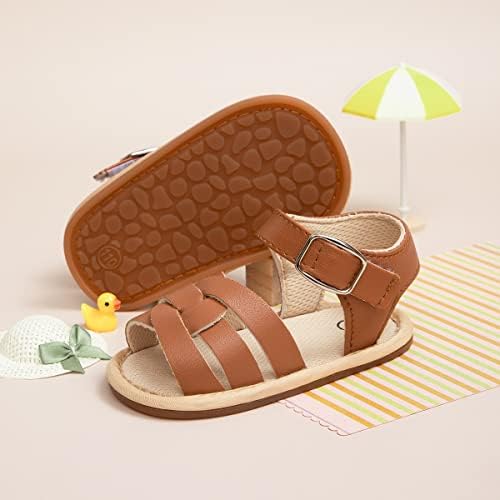 CENCIRILY Infant Baby Girls Boys Sandals Summer Beach Outdoor Bowknot Soft Rubber Sole Toddler Princess Dress Flats Walking Shoes