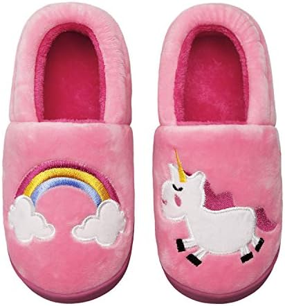 Centipede Demon Plush Warm Slippers For Girls Boys Kids Toddlers Winter Fur Lined Indoor House Home Shoes