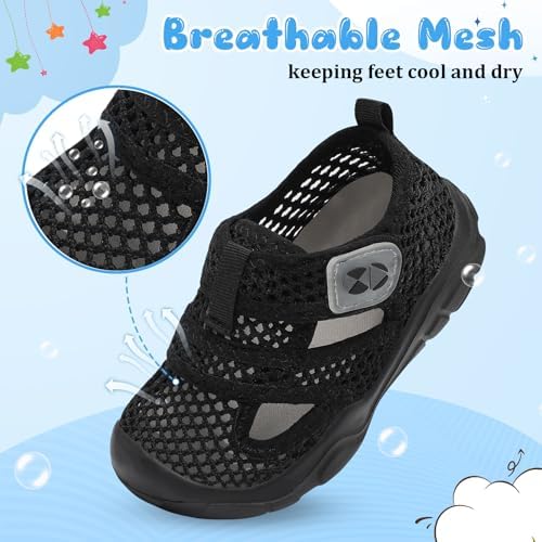 Centipede Demon Toddler Sandals For Boys Girls Qucik Dry Kids Water Sandals Outdoor Breathable Aqua Shoes Lightweight Summer Barefoot Shoes For Swim Pool Beach