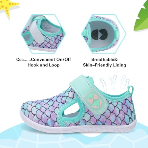 Centipede Demon Toddler Water Shoes For Girls Boys Kids Barefoot Swim Beach Aqua Socks Summer Sandals Breathable Quick Dry For Outdoor Water Sports Pool River