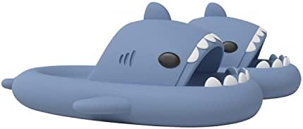 ChayChax Boys Girl Cloud Shark Slides Non-Slip Novelty Open Toe Sandals Extremely Comfy Cushioned Thick Sole Cute Cartoon Shower Slippers Indoor & Outdoor