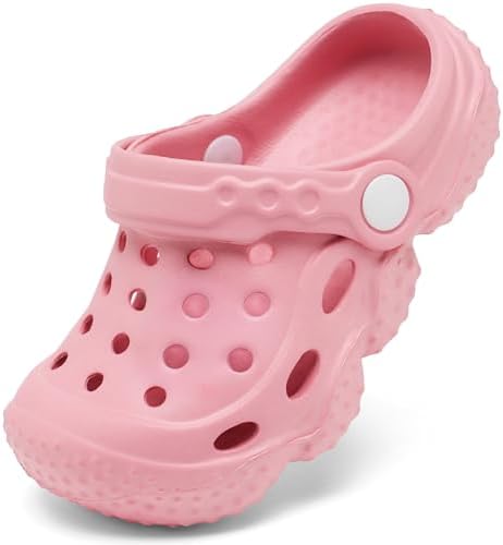 ChayChax Kid's Garden Clogs Cute Slides Sandals Toddlers Beach Pool Shower Shoes with Non-Slip Sole